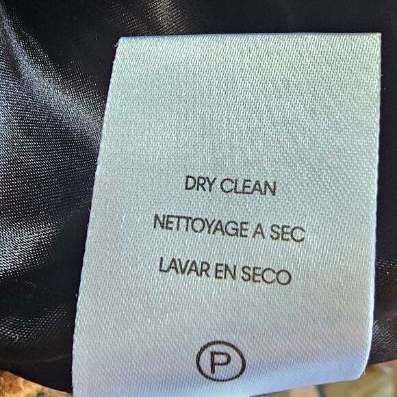 Calvin Klein Belted Shirt Jacket Camel / Black Size L - Picture 11 of 11